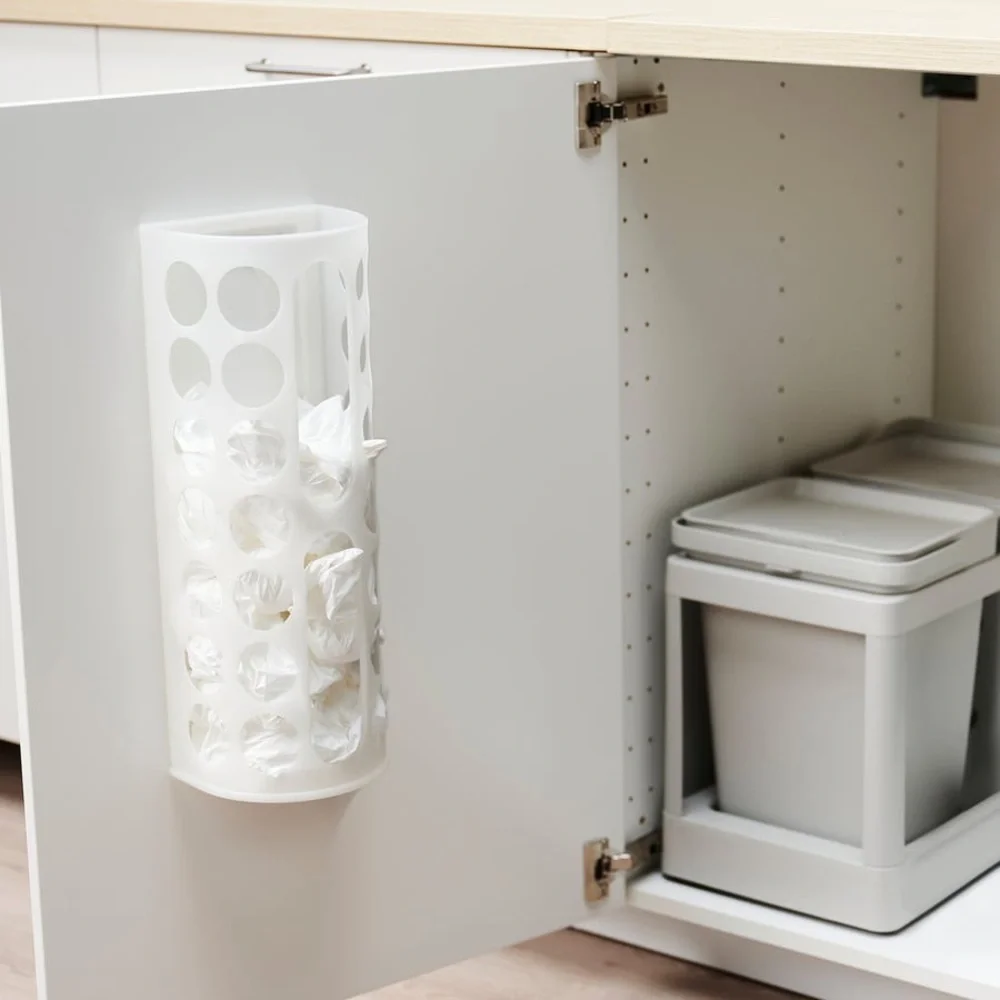 IKEA VARIERA‎ Bag Dispenser Set of 2 Wall Mount Organizer Storage